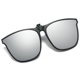 A Pair of New PC Clip Sunglasses for Outdoor Fishing and Driving. Clip Sunglasses for Day and Night Use. (Frame Color: Polarized, Lenses Color: C6)
