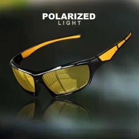 2025 High Definition Polarized Sunglasses for Men Women Outdoor Sport Fishing Sun Glasses UV400 Protection Driving Eyeglasses (Lenses Color: Night Vision)